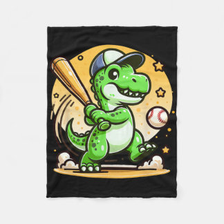 T-rex Dinosaur Hitting Sell Softll Player Boys Gir Fleecefilt