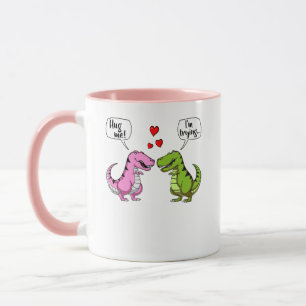 T-Rex Dinosaur Hug Me Lunt par Joke Mugg