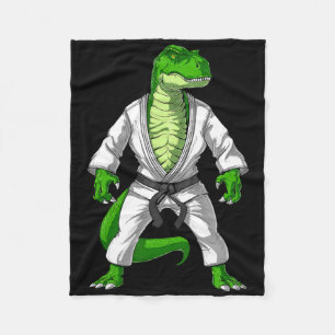 T-rex Dinosaur Jiu-jitsu Judo Karate Taekwondo Mar Fleecefilt