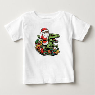 T-Rex Dinosaur-jul Funny Festive Helgdag T Shirt