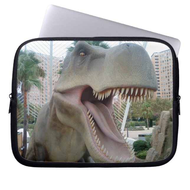 T-Rex Dinosaur Laptop sleeve (Framsidan)