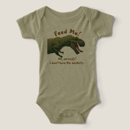 T-Rex Dinosaur Matar mig Baby-utrustning 1 Biet T Shirt