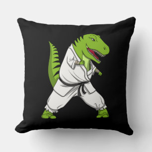 T-Rex Dinosaur Ninja Martial Arts Karate Kudde
