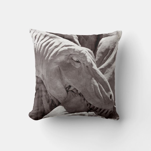 T-Rex Dinosaur Pillow Kudde (Framsida)