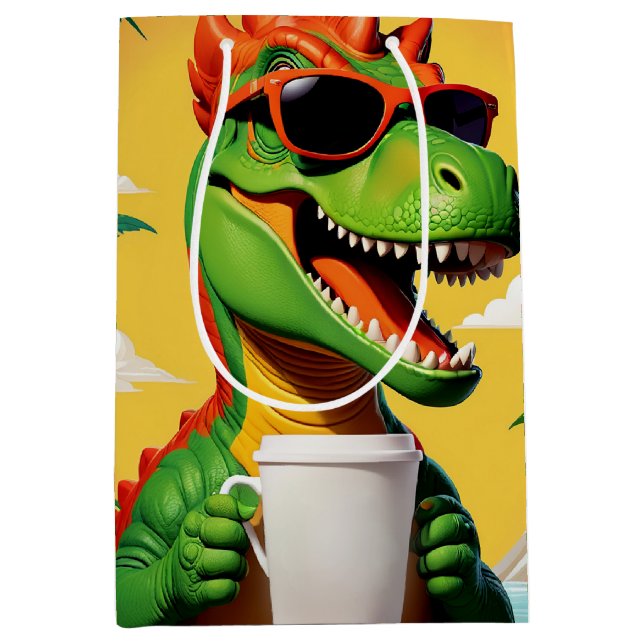 T-Rex Dinosaur Rolig  (Framsidan)