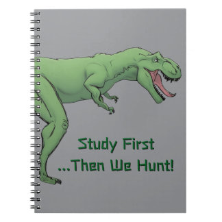 T-Rex Dinosaur School Spiral Papper bärbar dator Anteckningsbok