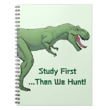 T-Rex Dinosaur School Spiral Papper bärbar dator