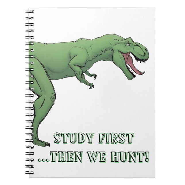 T-Rex Dinosaur School Supplies Anteckningsbok (Framsidan)