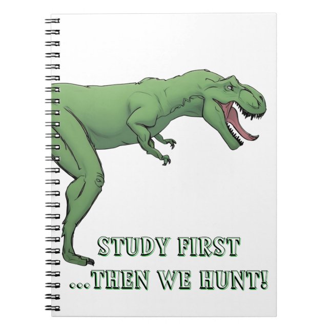 T-Rex Dinosaur School Supplies Anteckningsbok (Framsidan)