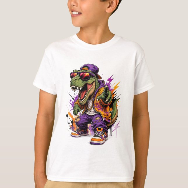 t rex dinosaur shirt (Framsida)