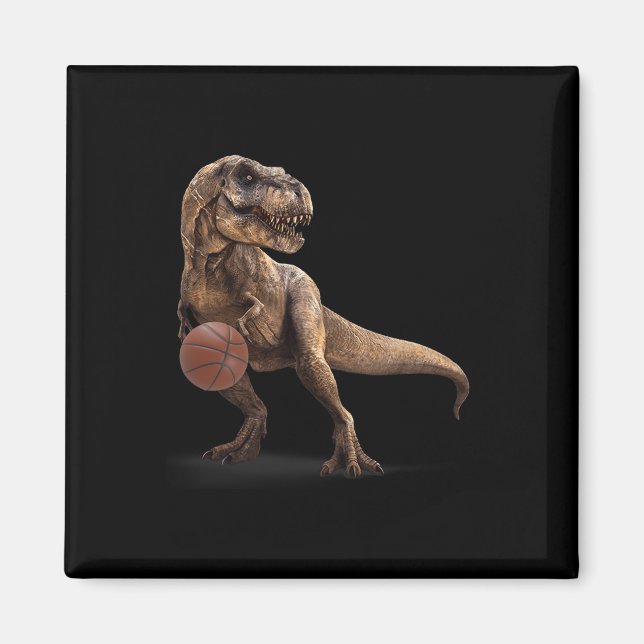 T Rex-dinosaur som spelar Sketchll Rollig Dinosaur Magnet (Framsidan)