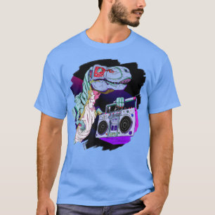 T Rex Dinosaur Stereo Techno Tyrannosaurus Rex Dj Shirt