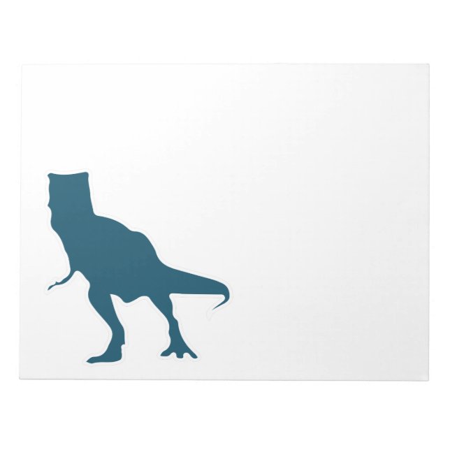 T-rex dinosaur-tecknader anteckningsblock (Framsida)