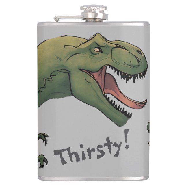 T-Rex Dinosaur Thirsty! Pocket Fickplunta (Framsidan)