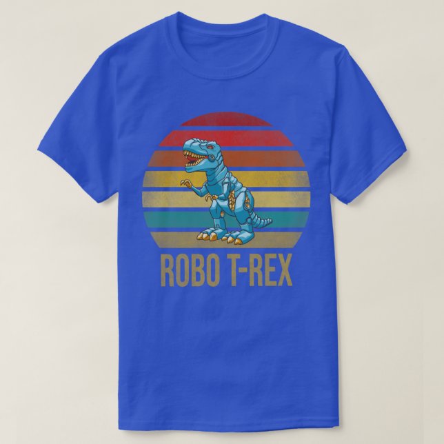 T Rex Dinosaur TRex Robot Dino RoboRex1 Shirt (Design framsida)