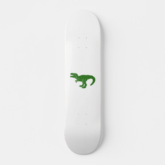 T rex dinosaur - Välj bakgrund färg Mini Skateboard Bräda 18,5 Cm (Framsida)