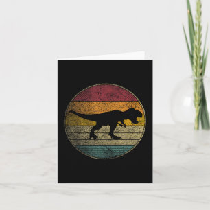 T Rex Dinosaur - Vintage Kärlek Kvinnor Barn Män R Kort