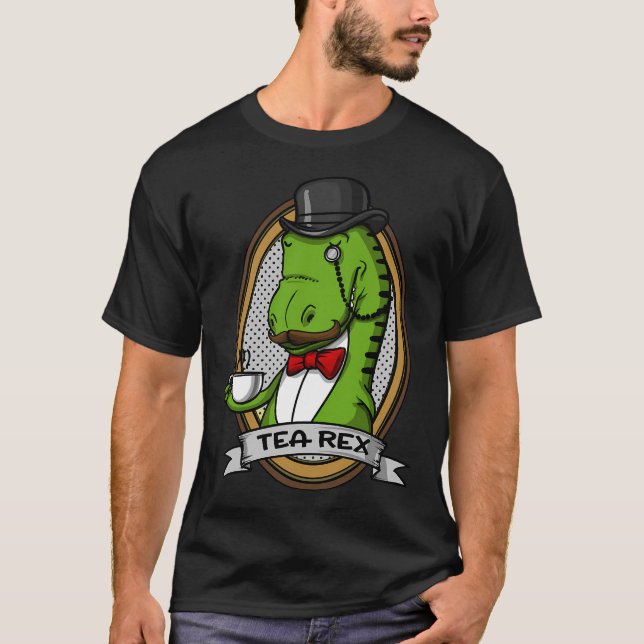 T-Rex Dinosaurie T Shirt (Framsida)