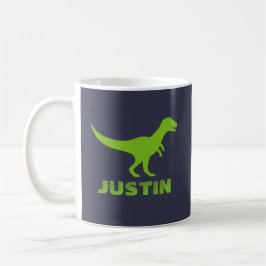 T Rex dinosaurier mugg personlig med barn namn