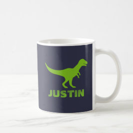 T Rex dinosaurier mugg personlig med barn namn