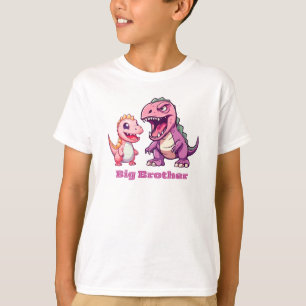 T-Rex Dinosaurs Big Brother-Personlig T Shirt