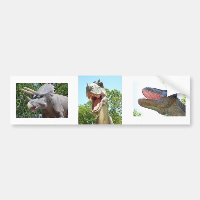 T-Rex Dinosaurs Bildekal (Framsidan)