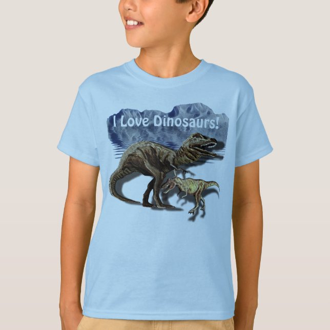 T-REX DINOSAURS Rex Shirt Tee Shirt (Framsida)