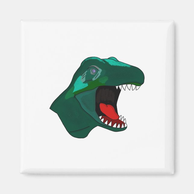 T Rex Dinossaur Magnet (Framsidan)