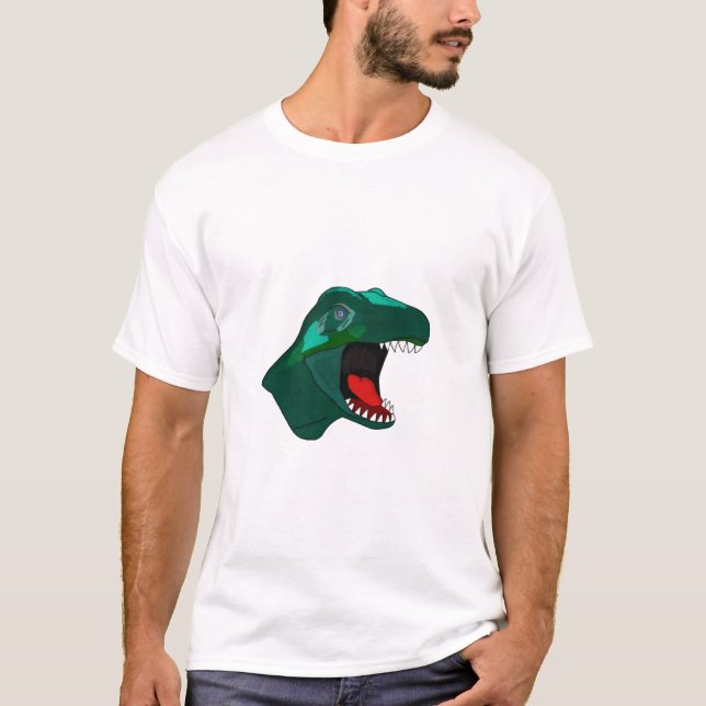 T Rex Dinossaur Shirt (Framsida)