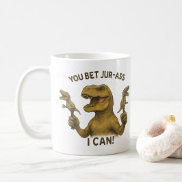 T-Rex du Bet Jur-Ass jag kan Kaffemugg