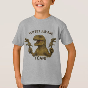 T-Rex du Bet Jur-Ass jag kan T Shirt