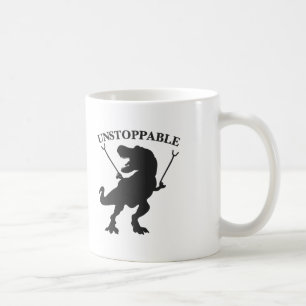 T-rex ej stoppbar - Välj bakgrundsbild färg Kaffemugg
