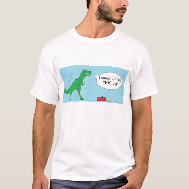 T-Rex fiske Tröja (Framsida)