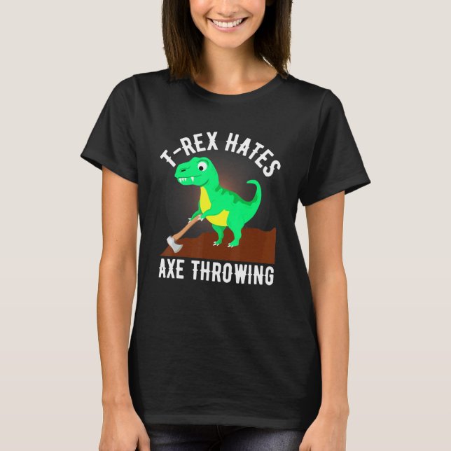 T Rex förökar ax-upprullningen av axeln för lumber Shirt (Framsida)