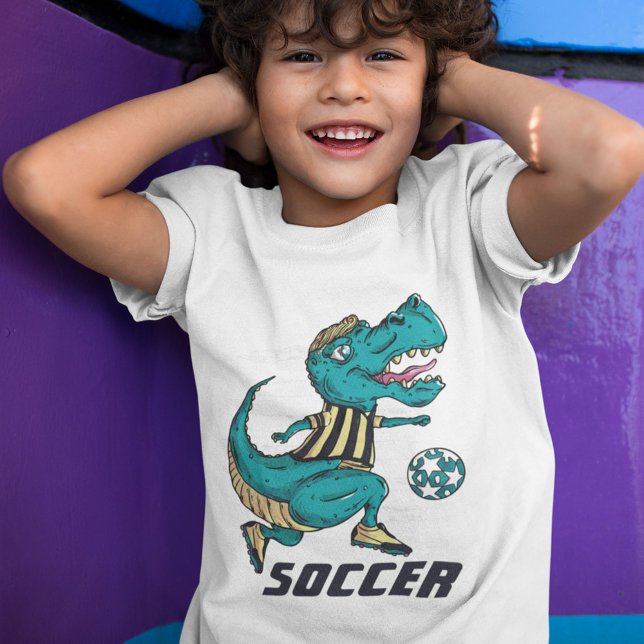 T-Rex-fotbollsspelarsporter T Shirt (Skapare uppladdad)