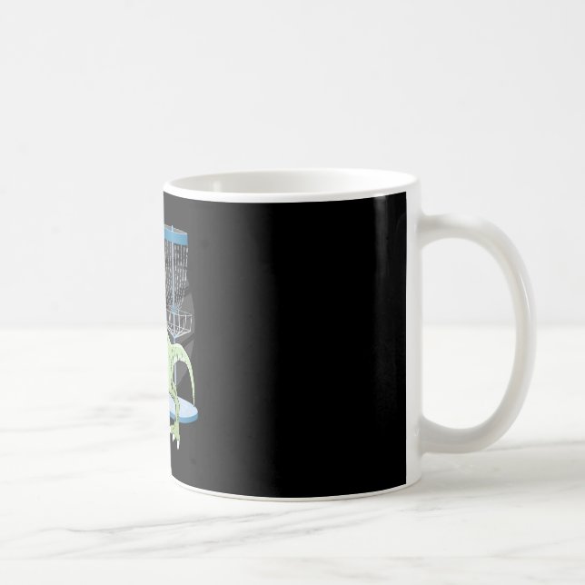 T Rex Frisbee Dinosaur Fritidskastare Dino Di Kaffemugg (Höger)