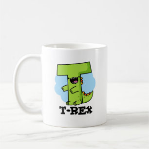 T-Rex Funny Alphabet Dinosaur Pun Kaffemugg