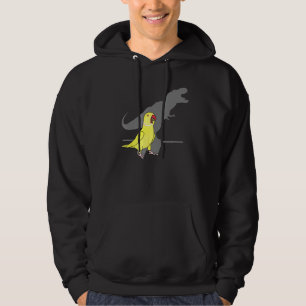 T- rex Gult Indiska ringnacken, fågelmembran Screa Hoodie