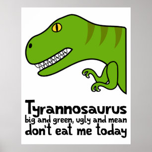 T-Rex Haiku Poster