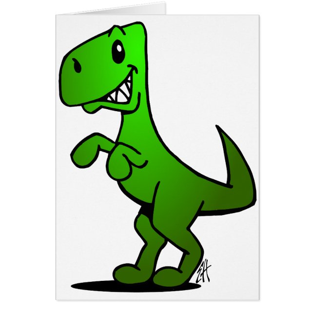 T-Rex Hälsningskort (Framsidan)