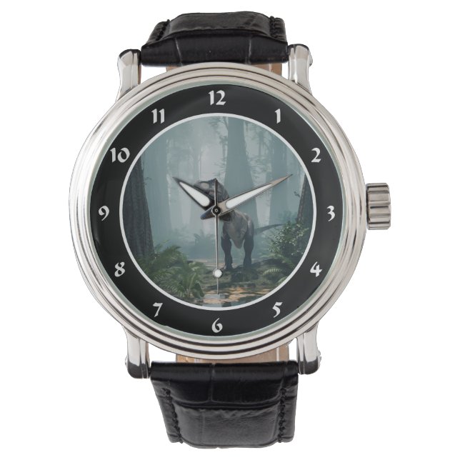 T-Rex handduk Armbandsur (Framsida)