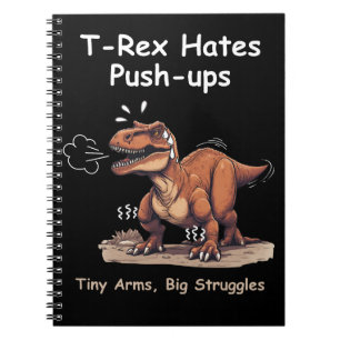 T-Rex-hastighetspensioner: Smal Arm, stora stridig Anteckningsbok