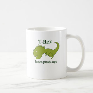 T-Rex hat push-ups Kaffemugg