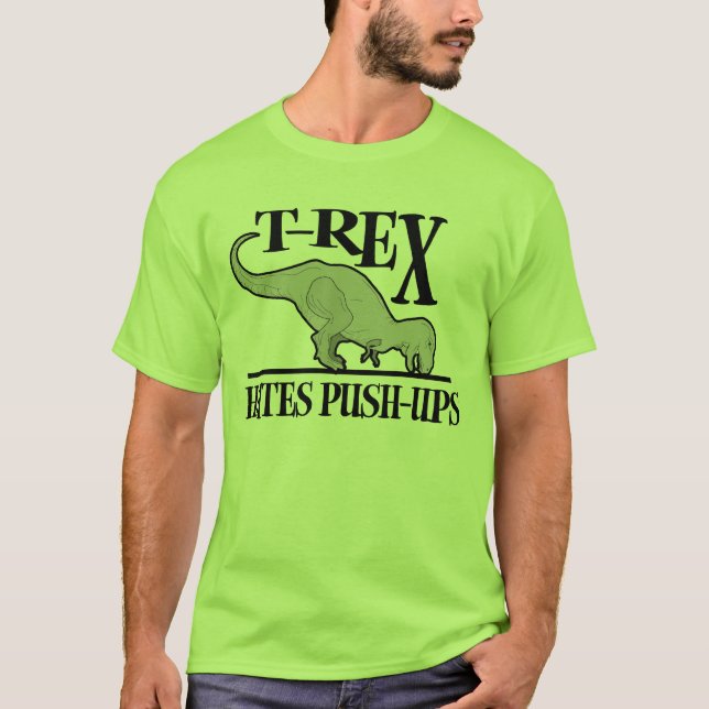 T-Rex hat Push-Ups limefrukt $24,95 Tröja (Framsida)