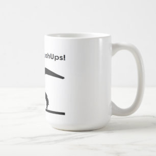 T-Rex hat somPushups skjuter, ups den roliga Kaffemugg