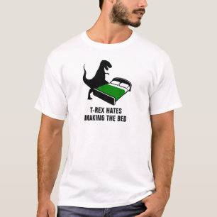 T-Rex hatar danande sängen T Shirt