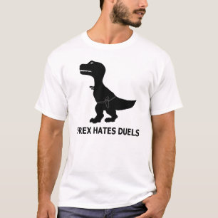 T-Rex hatar den ljusa T-tröja för dueller T Shirt