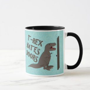 T-Rex hatar dörrar Mugg