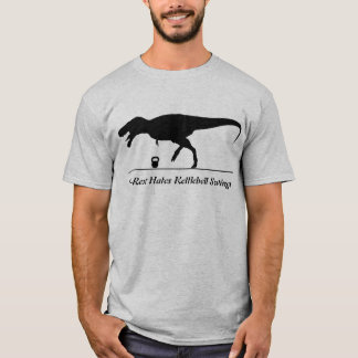 T-Rex hatar Kettlebell gungor T-shirt