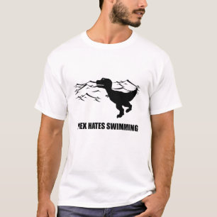 T-Rex hatar simningT-tröja Tee